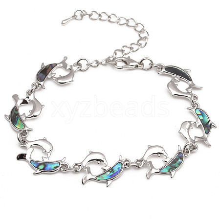 Colorful Seashell Bracelet with Abalone Shell ST3245736-1