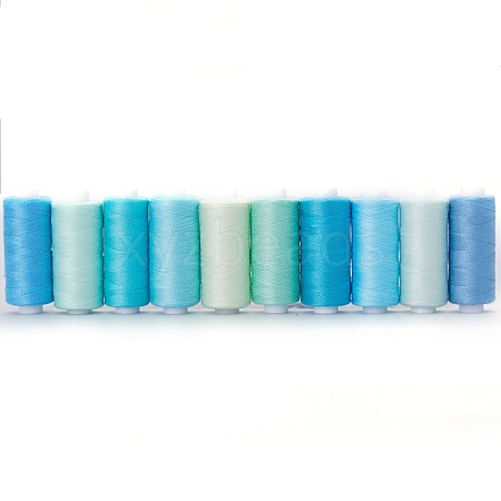 10 Colors Polyester Sewing Thread PW-WG4C286-01-1