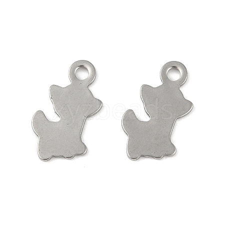 Non-Tarnish 201 Stainless Steel Charms STAS-C108-48P-1