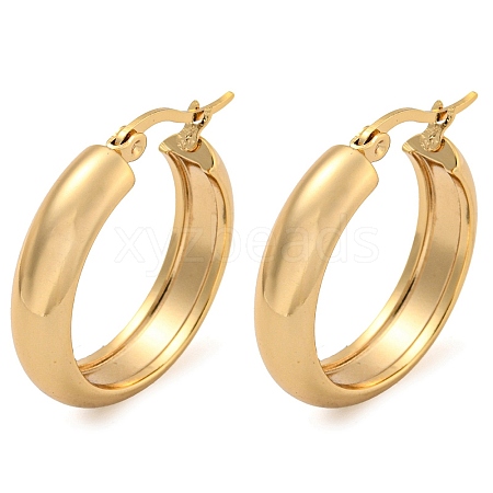 202 Stainless Steel Hoop Earrings X-EJEW-H003-38G-03-1