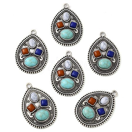 Tibetan Style Alloy Big Pendants PALLOY-TAC0044-12AS-1