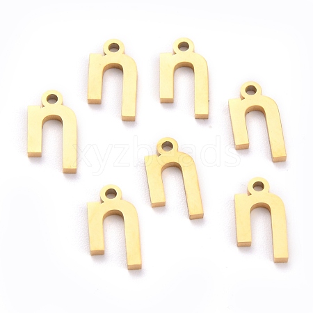 304 Stainless Steel Pendants STAS-F267-10H-G-1