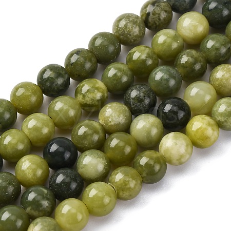 Natural Canada Jade Beads Strands G-NH0029-02C-1