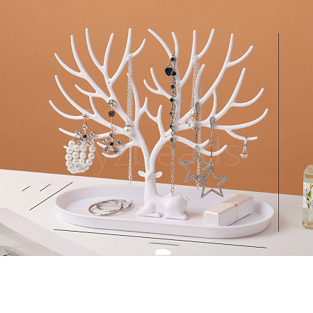 Tree Plastic Jewely Display Stands PW-WG6B4BF-02-1