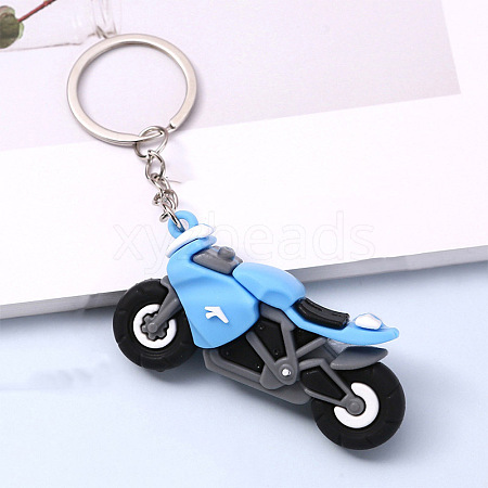 Motorcycle PVC Bag Keychain PW-WGC870C-02-1