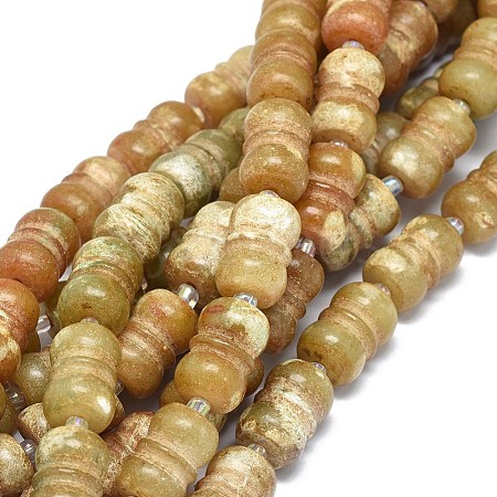 Natural Xiuyan Jade Beads Strands G-F604-16A-1