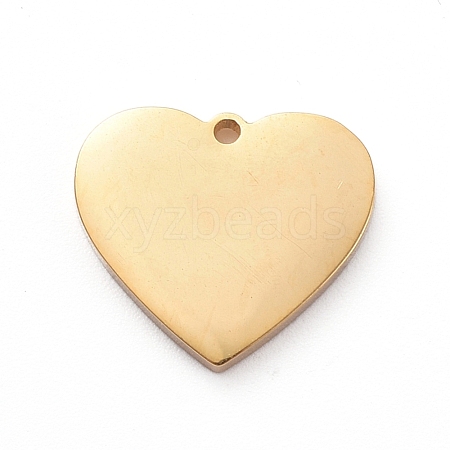 PVD Vacuum Plating 304 Stainless Steel Stamping Blank Tag Charms STAS-G215-12-G01-1