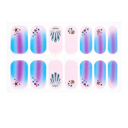 Full Cover Nombre Nail Stickers MRMJ-S060-ZX3374-1