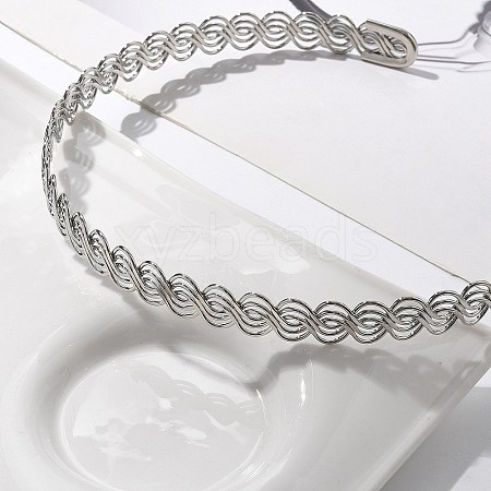 Iron Open Cuff Choker Necklaces for Women NJEW-M085-01P-1