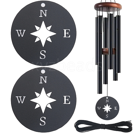 DIY Wind Chime Pendant Making Kits DIY-CN0003-71-1