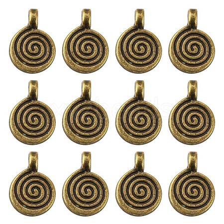 Tibetan Style Alloy Charms MLF0339Y-NF-1