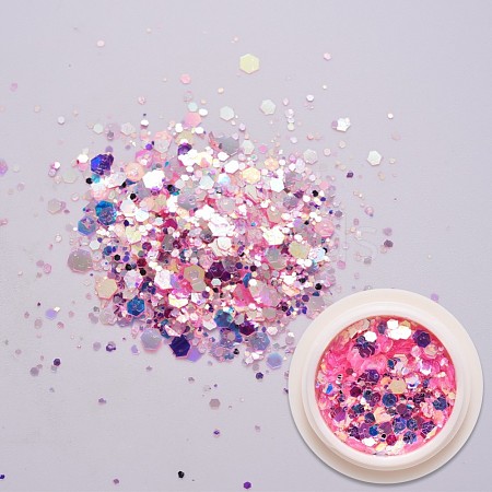 Holographic Nail Glitter Powder Flakes MRMJ-T063-361E-1