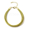 Polyester Metallic Braided Multi-strand Cord Bracelet for Bracelet Making BJEW-H642-02G-07-4