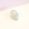 Opalite Skull Figurine Display Decorations G-PW0007-061C-1