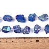 Dyed Electroplate Raw Rough Natural Amethyst Beads Strands G-Q610-05A-5