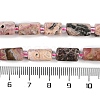 Natural Rhodonite Beads Strands G-M403-B32-02-5