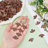 160Pcs Unfinished Wooden Pieces WOOD-BC0001-31A-3