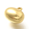 Brass Oval Charms KK-S508-02G-2