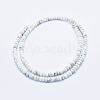 Natural Howlite Beads Strands G-P353-04-4mm-2