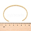 304 Stainless Steel Cuff Bangles for Women AJEW-P127-15G-5