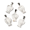 Natural Howlite Pendants G-B127-10P-16-1