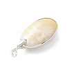 Natural Sea Shell Pendants SHEL-F005-04P-4