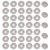 40Pcs 4-Hole Alloy Rhinestone Buttons BUTT-HY0001-24-1