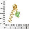 Mother's Day Brass Micro Pave Clear Cubic Zirconia Pendants CU-CBAD306-16G-02-3