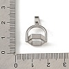 304 Stainless Steel Pendant Bails KK-F364-01P-3