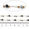 Sodalite & Howlite & 304 Stainless Steel Beads Link Chains CHS-K021-01G-02-3