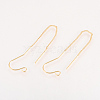 Brass Stud Earring Findings X-KK-Q735-363G-1