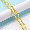 Electroplate Glass Beads Strands GLAA-E036-04D-2