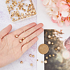 120Pcs 6 Style Brass Groove Bead KK-HY0002-98-3