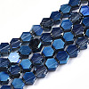 Electroplate Glass Beads Strands EGLA-S194-06A-3