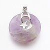 Natural & Synthetic Gemstone Pendants KK-F751-F-4