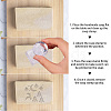 Clear Acrylic Soap Stamps DIY-WH0438-021-5