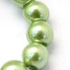 Baking Painted Pearlized Glass Pearl Round Bead Strands X-HY-Q330-8mm-26-3