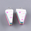 Handmade Polymer Clay Pendants CLAY-T015-02B-1