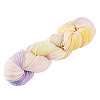 1 Skein 80% Wool 20% Acrylic Fiber Rainbow Segment Dyed Yarn OCOR-TA0003-02E-2