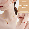 15Pcs Brass Micro Pave Clear Cubic Zirconia Pendants KK-BBC0017-96C-4