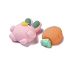 Opaque Resin Cabochons RESI-K012-11-3