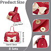 Foldable Imitation Leather Wedding Candy Magnetic Bags CON-WH0084-48G-04-2