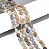 Natural Flower Amazonite Beads Strands G-T142-29-1