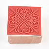 Wooden Stamp AJEW-WH0044-M-4