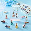 Natural & Synthetic Gemstone Chip Beads Glass Bottles G-KS0001-02-8
