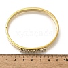 304 Stainless Steel Hinged Bangles for Women BJEW-G734-02G-5