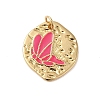 Rack Plating Brass Enamel Pendants KK-S372-04A-03-1