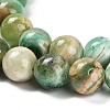 Natural Green Line Jasper  Beads Strands G-B128-A03-04-4