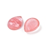 Cherry Quartz Glass Cabochons G-H094-01A-33-2