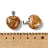 Natural Cherry Blossom Agate Pendants G-F820-10A-18-3